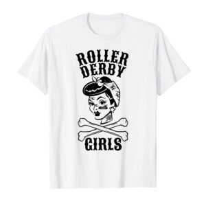 Roller Derby Girls Pinup Flat Track Roller Derby Shirt