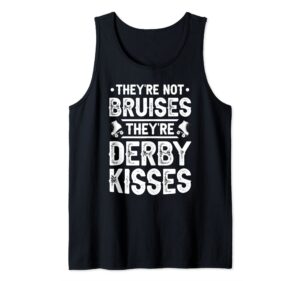 derby kisses roller derby girl roller derby player tank top