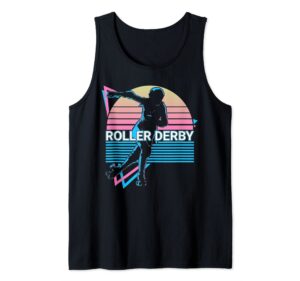 roller derby retro tank top