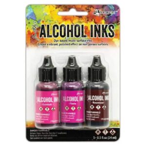 Ranger Tim Holtz - Alcohol Ink 3PKG, Pink/Red Specturm