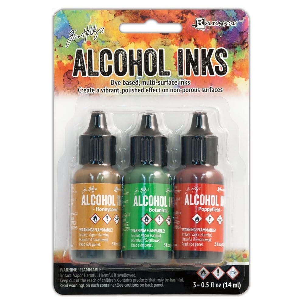 Ranger Adirondack Brights Alcohol Ink, 0.5-Ounce, Conservatory-Honey Comb/Botanical (TAK-B-40859)