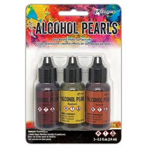 ranger tim holtz - alcohol ink 3pkg kit #5, white