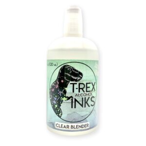 Clear Alcohol Ink Blending Solution for Alcohol Ink Art - Blends, Thins & Mixes - Includes Applicator Tip - Huge 4oz Bottle