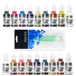 Jacquard Pinata 2-Pack Bundle - Jacquard Pinata Overtones Exciter Pack & Jacquard Pinata Color Exciter Pack, Pixiss Alcohol Ink Blending Tools