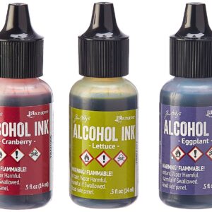 Tim Holtz - Ranger - Bundle of 6 Adirondack Alcohol Inks - Mariner and Farmers Market