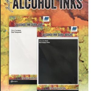 Tim Holtz Alcohol Ink Dura-Bright Black and Clear- Bundle of 2- Jan 2023 Release - Ranger Ink