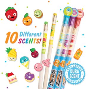 Graphite Smencils Cylinder - HB #2 Scented Pencils, 50 Count, Gifts for Kids, Party Favors, Classroom Rewards