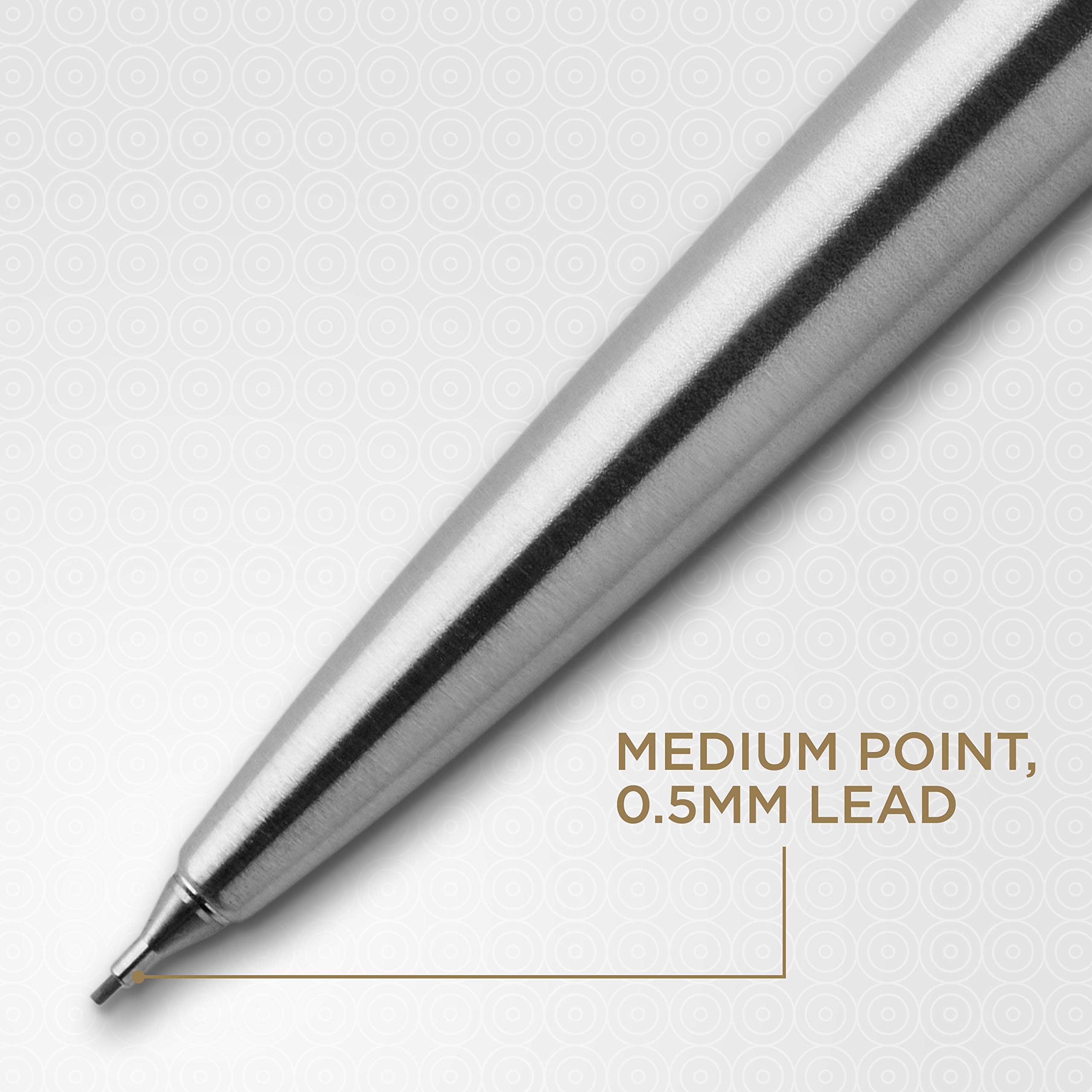 Parker Jotter Mechanical Pencil | Stainless Steel with Chrome Trim | 0.5mm | HB #2 | Gift Box