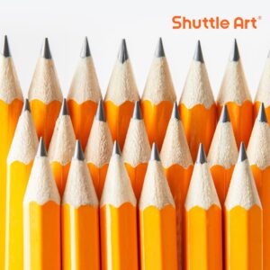 Shuttle Art 360 Pack #2 HB Golf Pencils, Wood-cased 3.5” Mini Pencils Bulk, Pre-sharpened Small Pencils for Kids Teachers Writing Marking Sketching, Classroom Essentials, Back to School Supplies