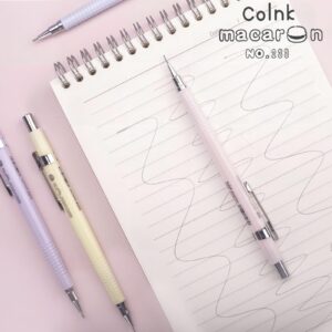 COLNK Mechanical Pencil Set, 6PCS Pastel Art Mechanical Pencils for Drawing& Sketching, Cute 0.5mm Pencils Mechanical for Girls Women Students