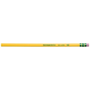 Ticonderoga Tri-Write Wood-Cased Pencils, 2HB Soft, Yellow, 12 Count