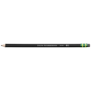 Ticonderoga Wood-Cased Pencils, Pre-Sharpened, 2 HB Soft, Black, 10 Count