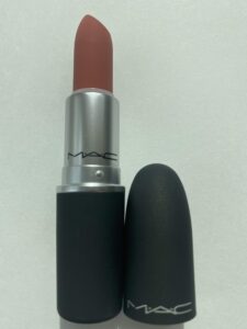 mac powder kiss lipstick # mull it over