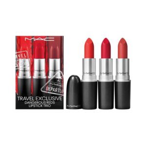 travel exclusive dangerous reds lipstick trio set lady danger/ruby woo/chili