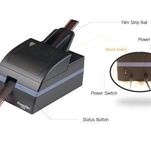 Pacific Image PowerFilm Plus 35mm Film Scanner. Auto Batch scan Negative/Positive Filmstrips. Up to 10 Film Strips/Maximum 60 Frames in One Batch. 24 MegaPixel/True Color. Mac/Pc.