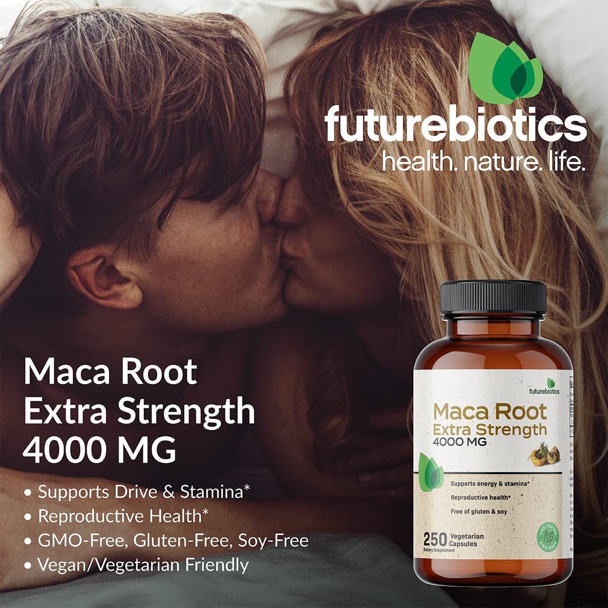 Futurebiotics Maca Root Extra Strength 4000 MG Supports Energy, Stamina & Reproductive Health, Non-GMO, 120 Vegetarian Capsules