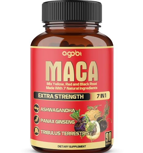 Maca Root Capsules - Supports Natural Health - Energy - Performance & Mood Supplement - Enhanced Blood Flow 3-Month Supply