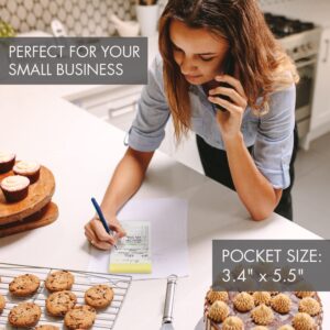 Simplified Thank You Receipt Book for Small Businesses - Aesthetic and Easy to Use Receipt Pad - The Perfect Business Supplies That Helps You and Your Happy Clients to Stay Organized