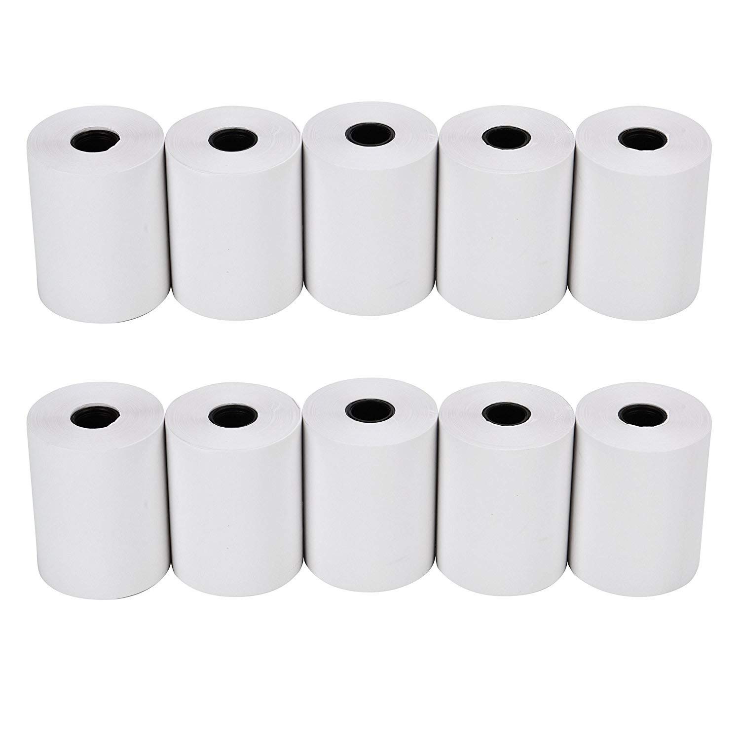 Solar-Power 3 1/8 Thermal Paper 10 Rolls for POS Cash Register Receipt Paper Roll 1-Ply Bond((3-1/8 inch x 230 feet)