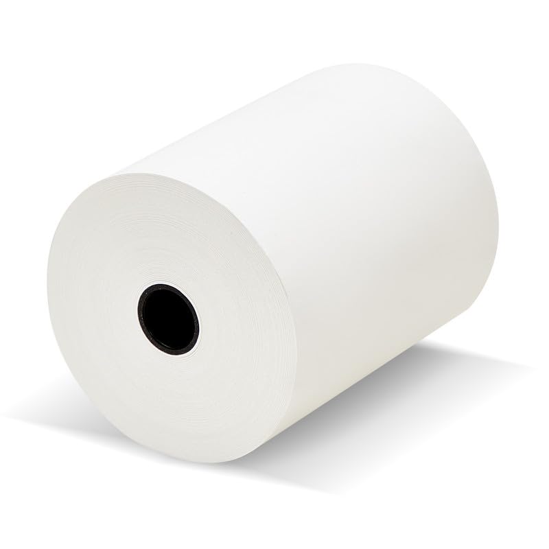 (50 Rolls) 3 1/8 x 230 Thermal Paper Receipt Rolls (55 GSM - Honeycomb Core) Fits All POS Cash Registers Printers, Clover Square Stations, Star Micronics SCP700, TSP100 BPA Free -ShopSmart Online