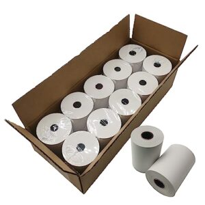 (10 rolls) 3 1/8 x 230 thermal paper rolls, bpa free thermal receipt paper rolls, 3.125 inch wide and 230 ft long per thermal paper receipt roll