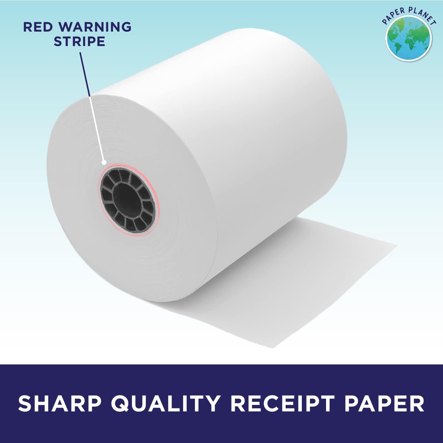 Thermal Paper for Clover POS (Clover Station Thermal Printer) by Paper Planet | Credit Card Receipt Paper Rolls for Clover C500 C501 C503 C100 P100 | 20 Rolls