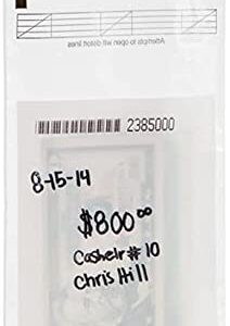 BankSupplies Cash Strap Bags | Case of 1000 Bags | 5 x 9 | Cash & Pawn | Tamper Evident Seal | Easy to Scan Barcode & Tear Off Receipt | For Internal Transfers