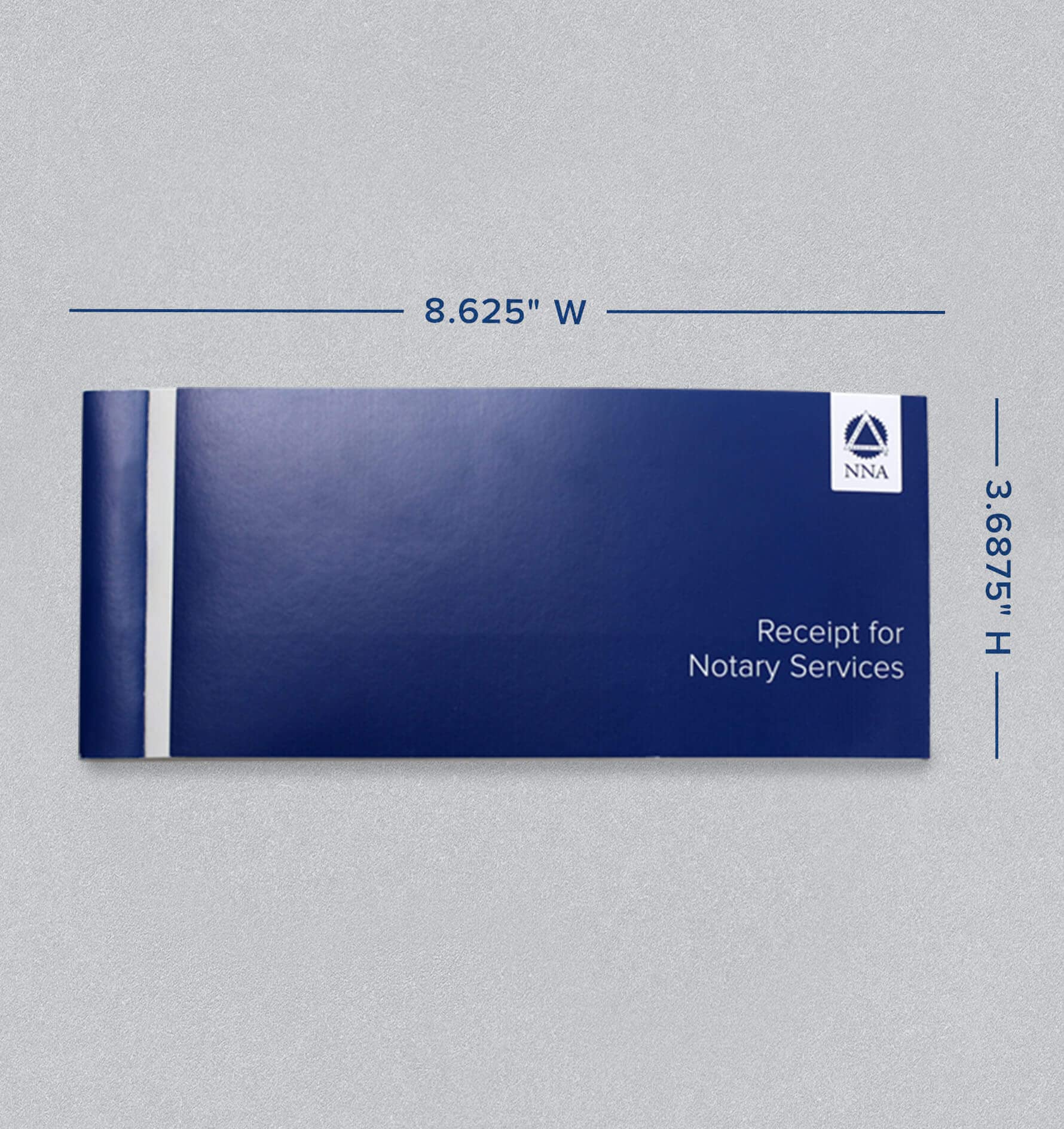 National Notary Association Notary Receipt Book – includes 50 Two-Part Carbonless Receipt Forms – Compact Receipt Book for Notaries – 8-5/8" W x 3-11/16"