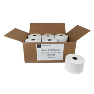 dresser wayne - pay at pump - receipt paper 2 5/16" x 400' thermal paper - 12 rolls/case