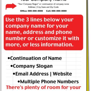 Custom Sales Invoice Personalized Duplicate Carbonless Form with Your Company Name - 2 Books (100 Sets) Numbered