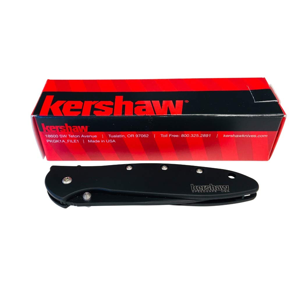 Kershaw Leek 1660CKT Personalized Engraved Pocket Knife, Made in USA, SpeedSafe Opening