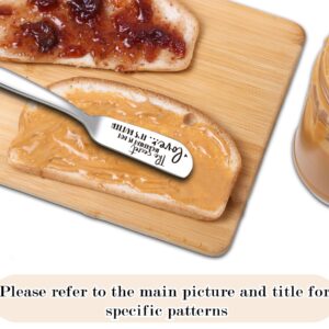 The Only Thing Better Than Butter Is More Butter Funny Butter Knife, Engraved Stainless Steel Peanut Butter Spreader Cream Cheese Knives, Novelty Anniversary Christmas Gifts for Bread Toast Lover