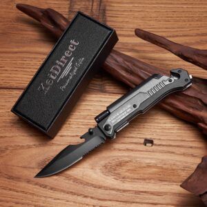 Personalized Engraved Knife for Dad from Daughter - for Fathers Day Birthday Christmas Thanksgiving - Men Folding Pocket Knives