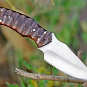 Handmade 1095 Carbon Steel Hunting Knife With Sheath Fixed Blade Camping,Outdoor knifes Bushcraft Skinner Knife For Men