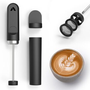 Subminimal Performance Milk Foamer - NanoFoamer V2 Handheld Milk Frother | NEW Edition | Rechargeable, Dual-Speed, Stainless Steel | Microfoamed Milk in 30 Seconds, Barista-Style Coffee Drinks at Home