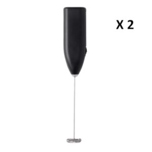 Ikea Milk Frother 303.011.67, Black by IKEA, Pack of 2