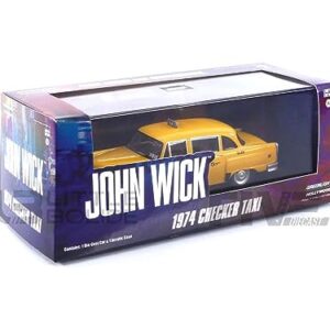 Greenlight 1:43 John Wick: Chapter 3 - Parabellum (2019) - 1974 Checker Motors Marathon A11 N.Y.C. Taxi #5L89 86607 [Shipping from Canada]