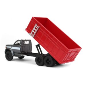 Greenlight 1/64 1983 C70 Tandem Grain Truck w/Gray Cab & Red Bed