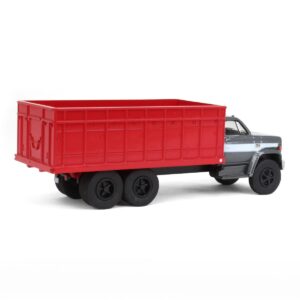 Greenlight 1/64 1983 C70 Tandem Grain Truck w/Gray Cab & Red Bed