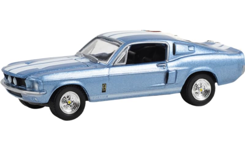 Greenlight 39130-C Vintage Ad Cars Series 9-1967 Shelby GT500 “Order Your Mustang As Hot As You Like…Even Shelby Hot!” 1/64 Scale