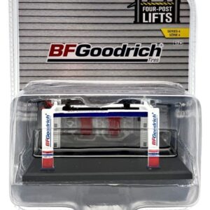 Greenlight 16150-B Auto Body Shop - Four-Post Lifts Series 4 - BFGood Rich Tires 1:64 Scale Diecast