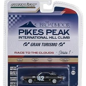 Greenlight 13330-D Pikes Peak International Hill Climb Series 1-1971 Plymouth ‘Cuda #42 - Jess Neal 1/64 Scale