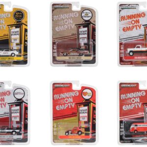 Running on Empty 6 Piece Set Series 16 1/64 Diecast Model Cars by Greenlight 41160SET