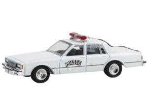 greenlight 39130-e vintage ad cars series 9-1980 chevy impala 9c1 police “chevrolet presents two tough choices” 1/64 scale