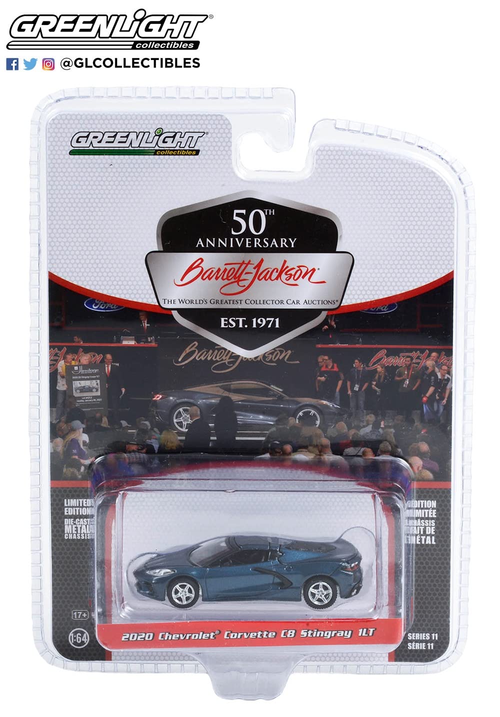 Greenlight 37270 Barrett-Jackson Scottsdale Edition Series 11 Complete Set of Six (6) Diecast Models 1:64 Scale