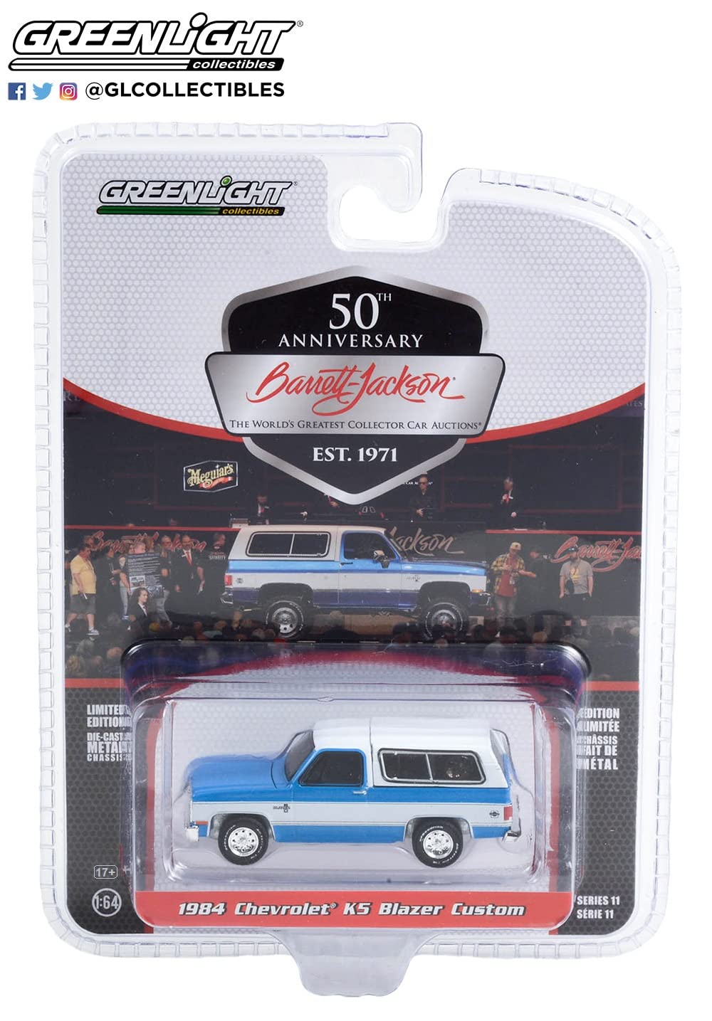 Greenlight 37270 Barrett-Jackson Scottsdale Edition Series 11 Complete Set of Six (6) Diecast Models 1:64 Scale