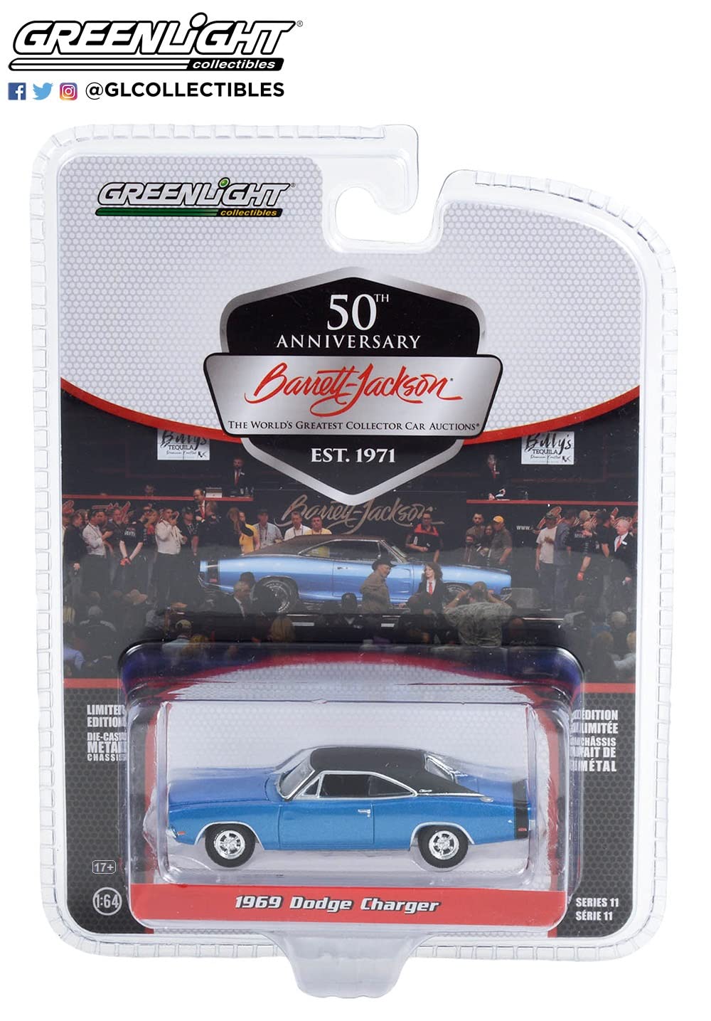 Greenlight 37270 Barrett-Jackson Scottsdale Edition Series 11 Complete Set of Six (6) Diecast Models 1:64 Scale