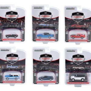 Greenlight 37270 Barrett-Jackson Scottsdale Edition Series 11 Complete Set of Six (6) Diecast Models 1:64 Scale