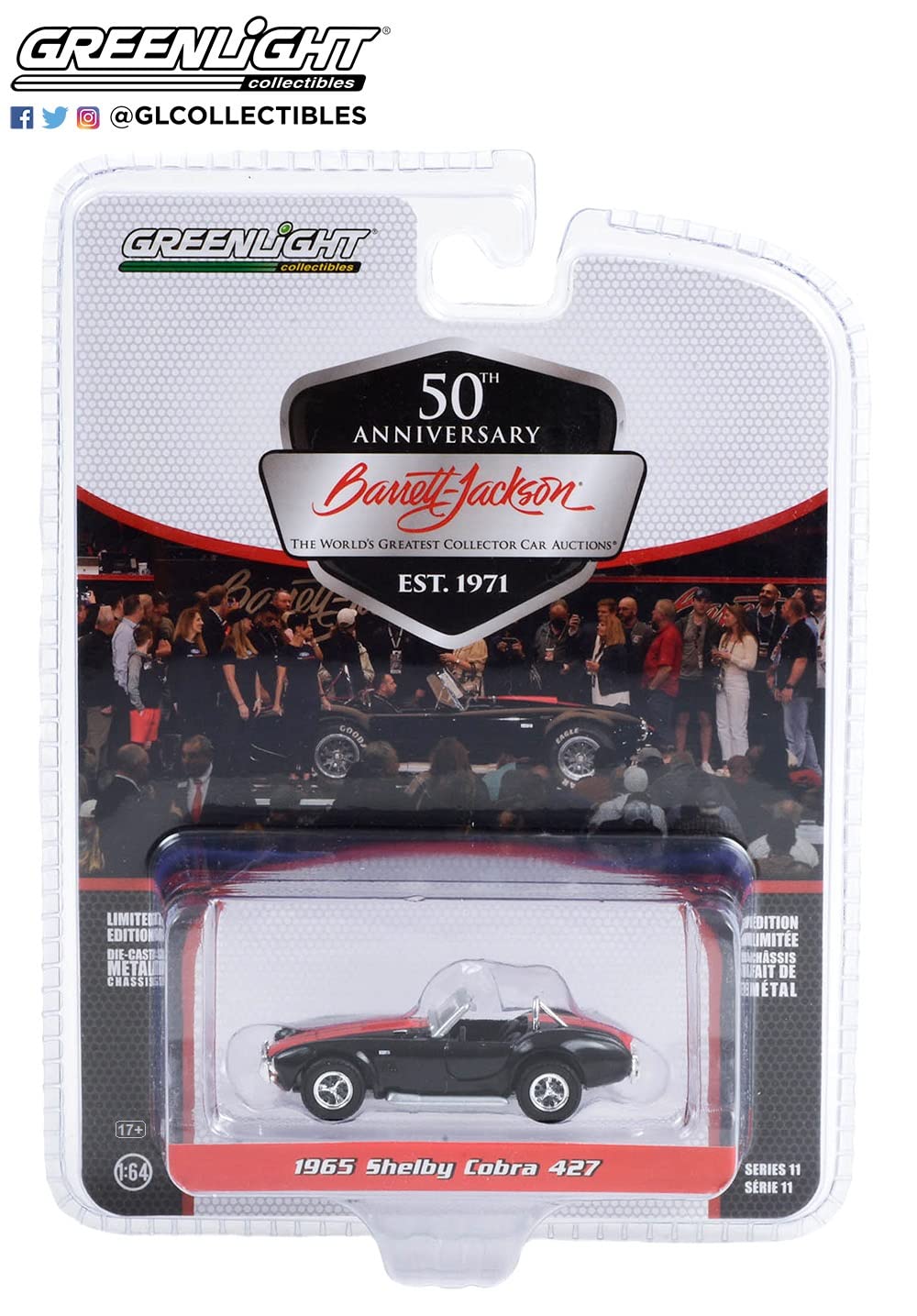 Greenlight 37270 Barrett-Jackson Scottsdale Edition Series 11 Complete Set of Six (6) Diecast Models 1:64 Scale