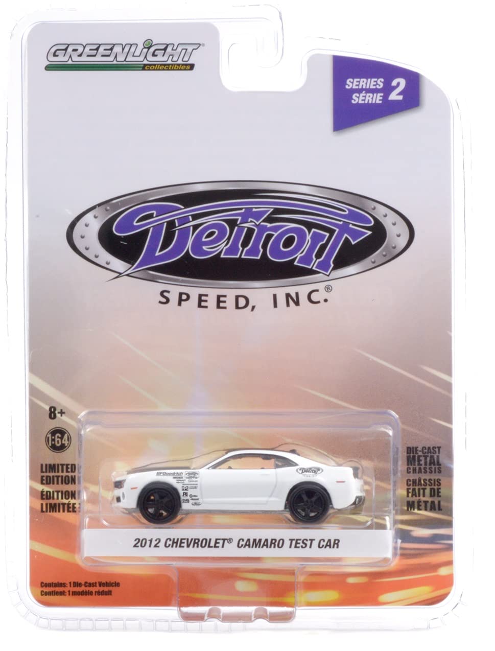 Collectibles Greenlight 39070-F Detroit Speed, Inc. Series 2 - 2012 Chevy Camaro Test Car 1:64 Scale